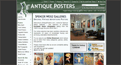 Desktop Screenshot of antiqueposters.com